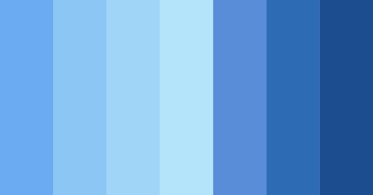 Download bright royal blue color palette PNG image (landscape)