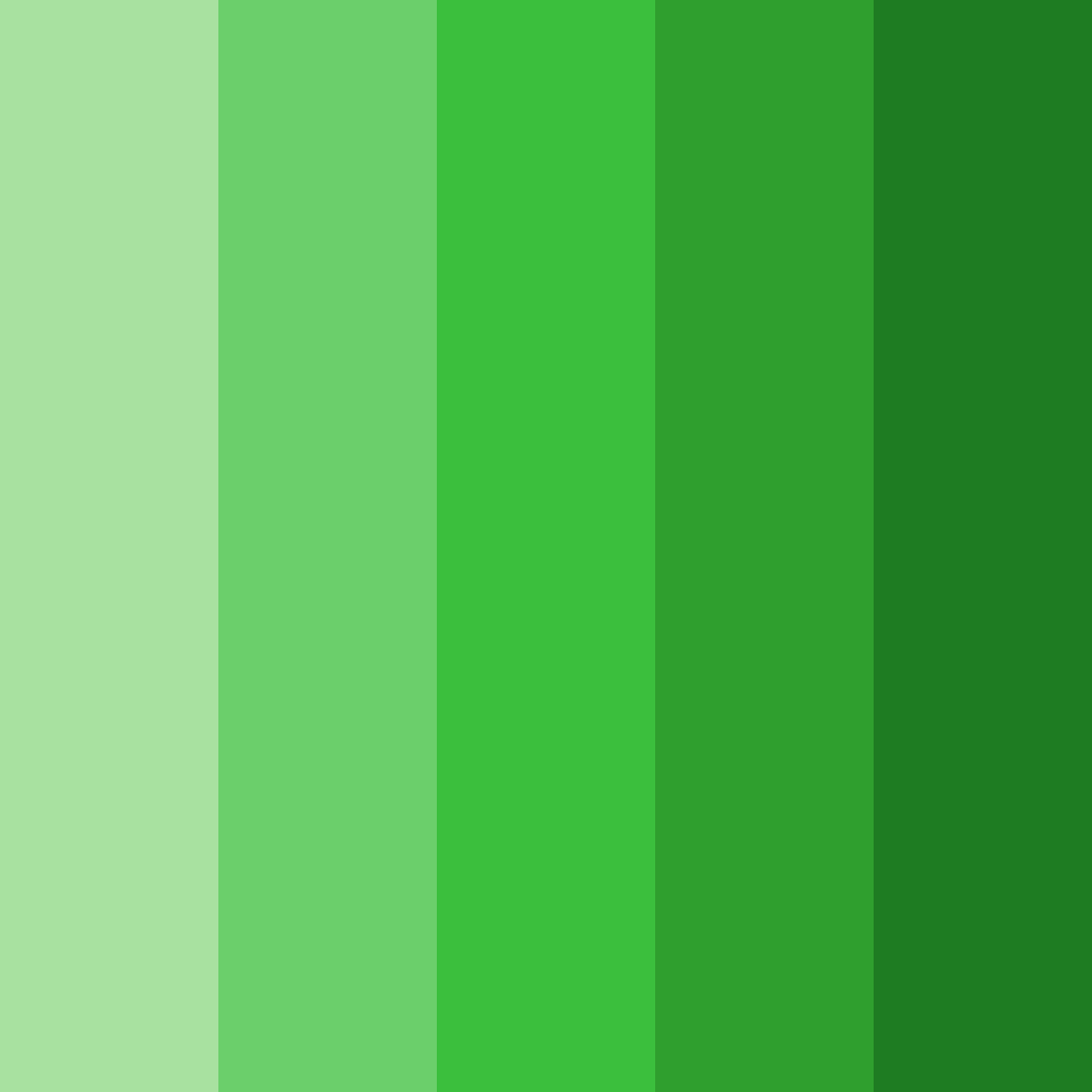 Download emerald oasis color palette PNG image (square)