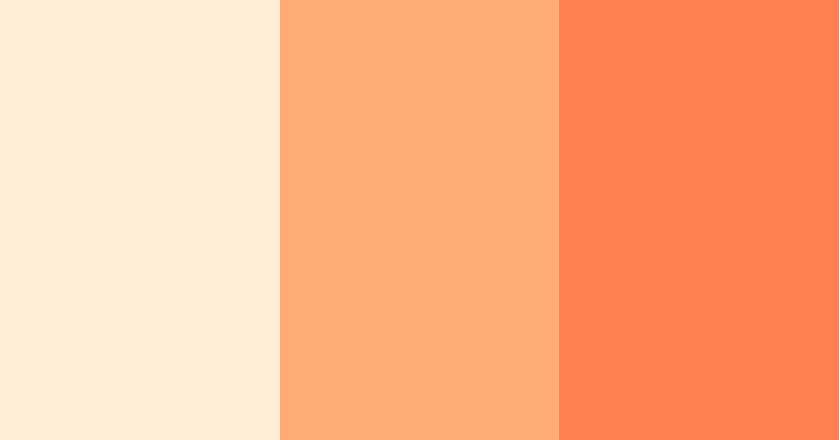 Download coral sunset color palette PNG image (landscape)