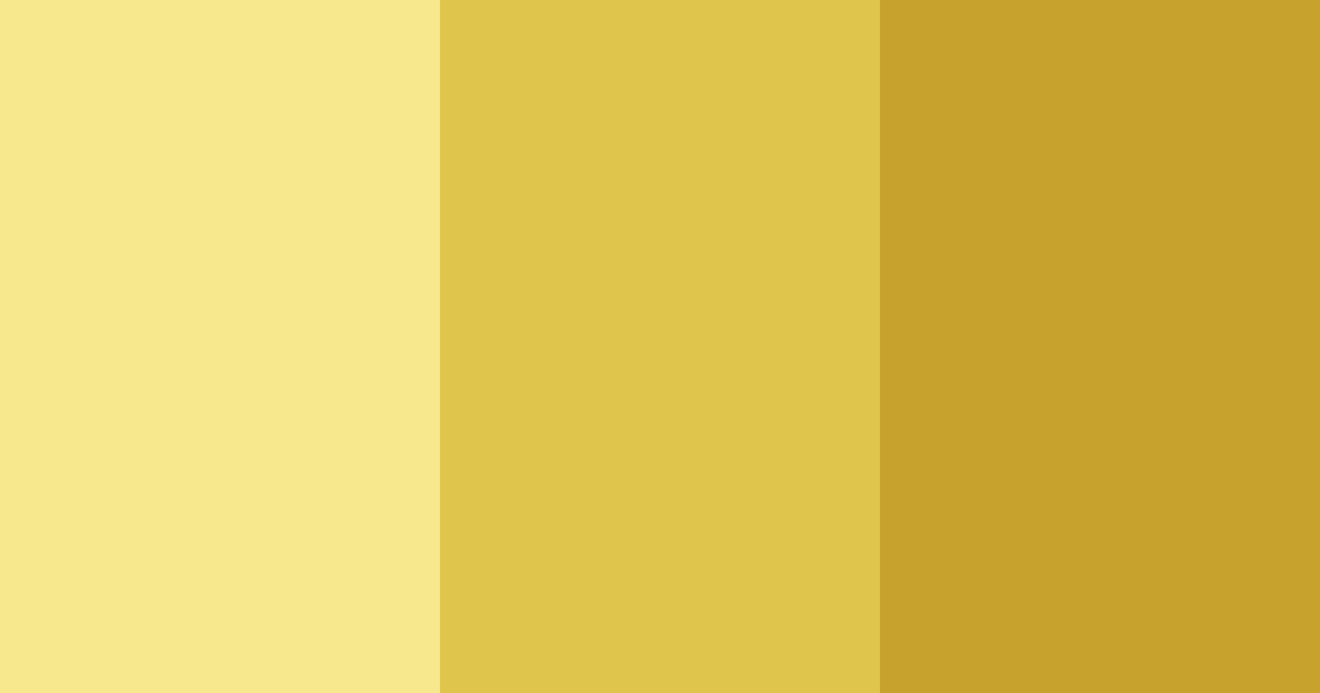 Download sunlit canaries color palette PNG image (landscape)
