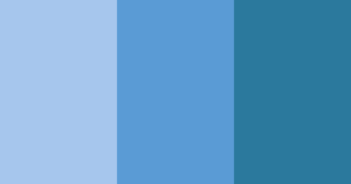 Download azure serenity color palette PNG image (landscape)