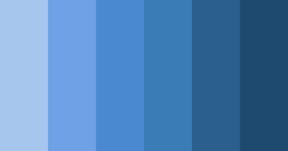 Download azure elegance color palette PNG image (landscape)