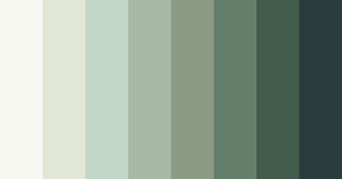 Download serene forest escape color palette PNG image (landscape)