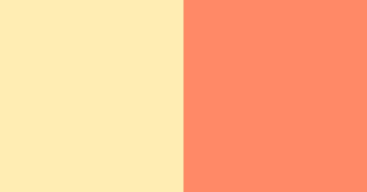 Download peach sunset color palette PNG image (landscape)