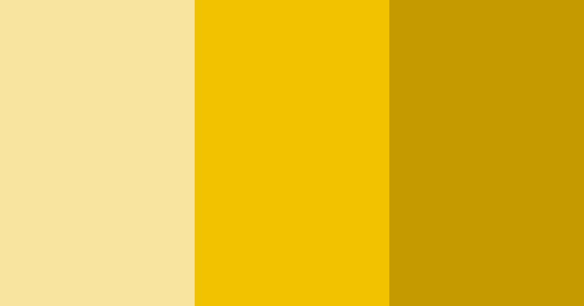 Download golden dawn color palette PNG image (landscape)