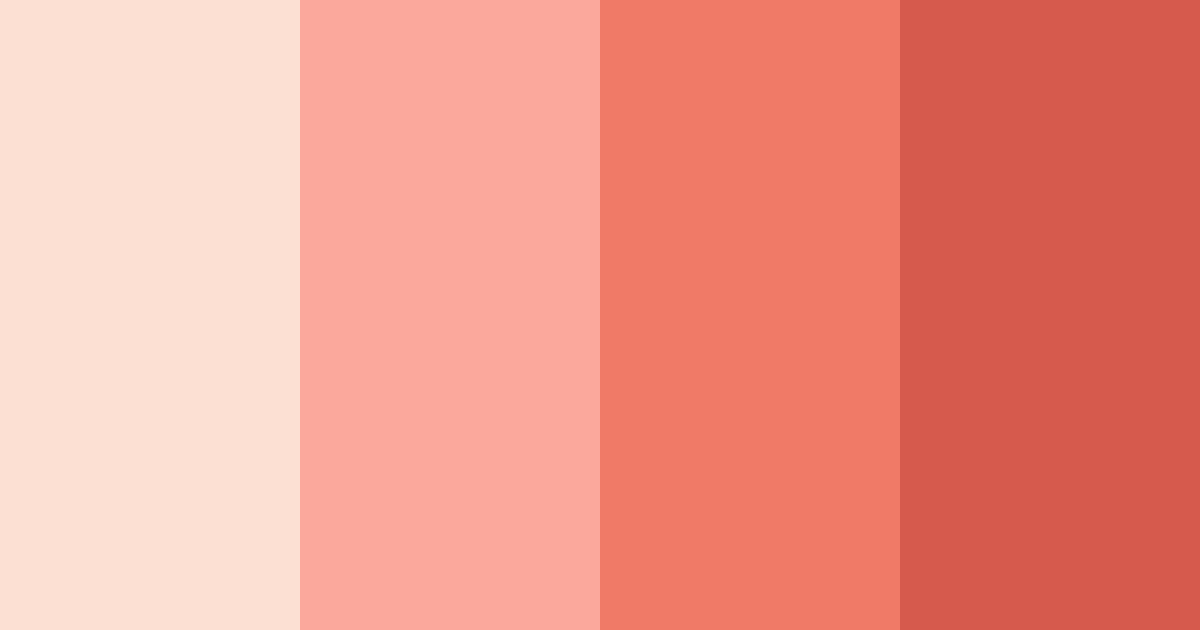 Download warm pink color palette PNG image (landscape)