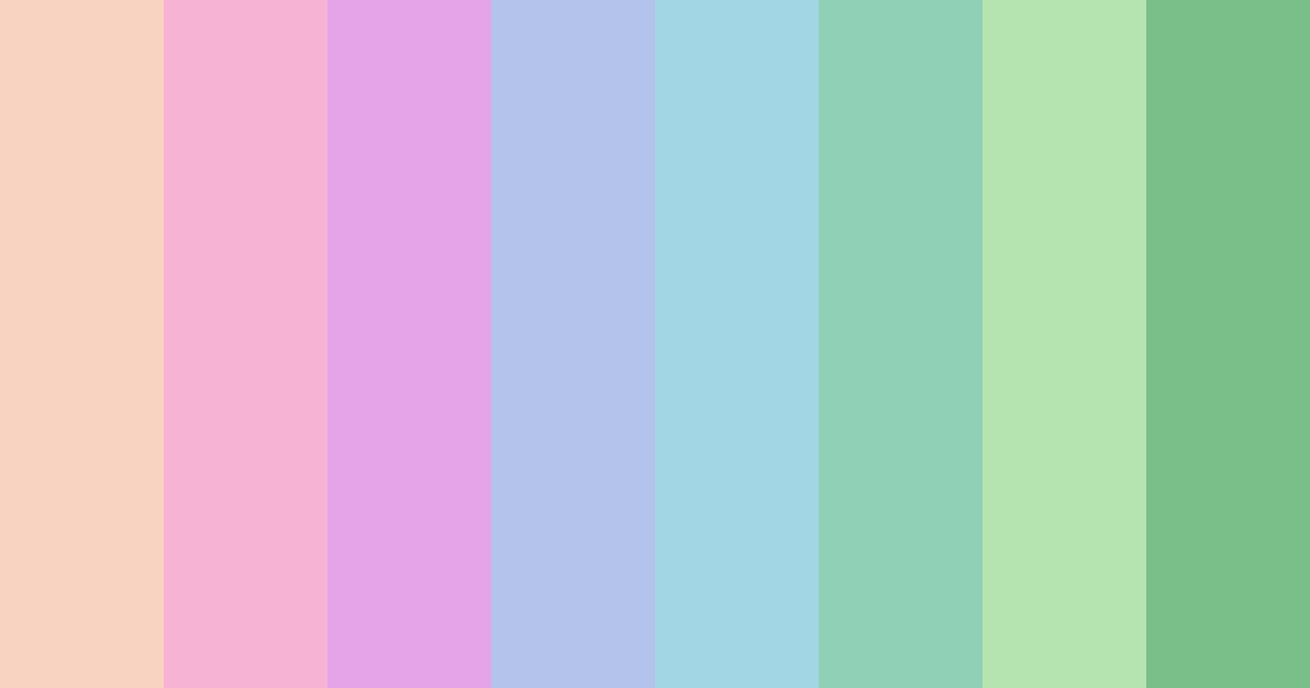 Download whimsical whispers color palette PNG image (landscape)