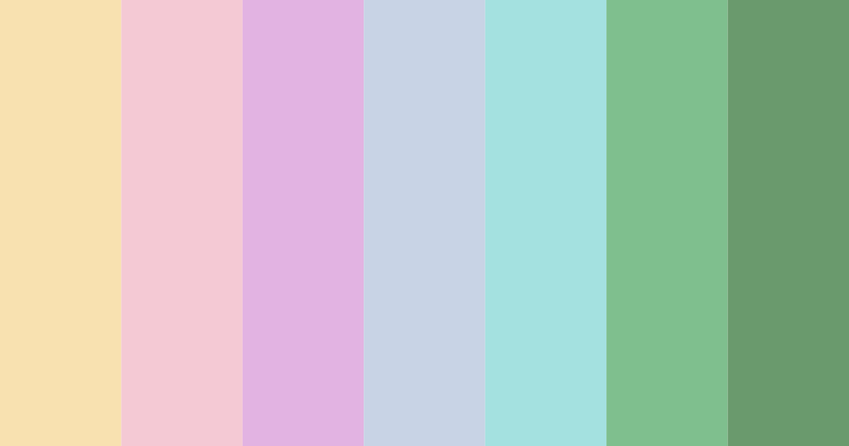 Download sweet pastel delight color palette PNG image (landscape)