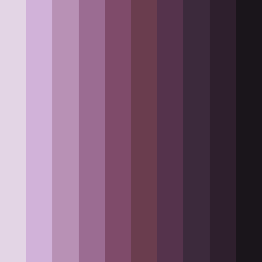 Download whispers of dusk color palette PNG image (square)