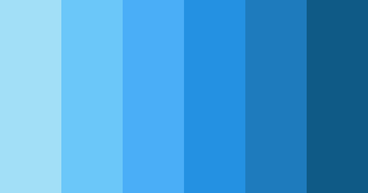 Download bright sky blue color palette PNG image (landscape)