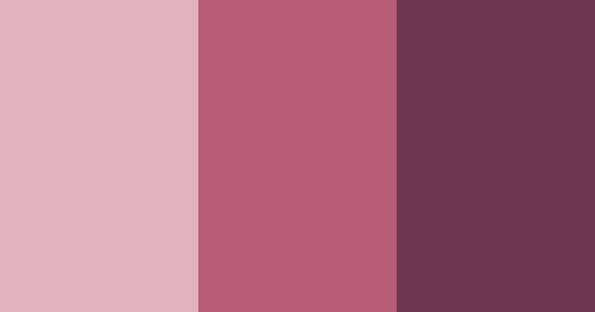 Download dark rose color palette PNG image (landscape)