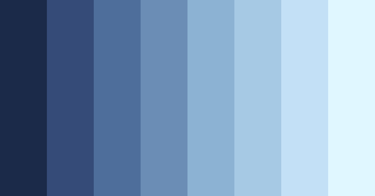Download deep blue space color palette PNG image (landscape)