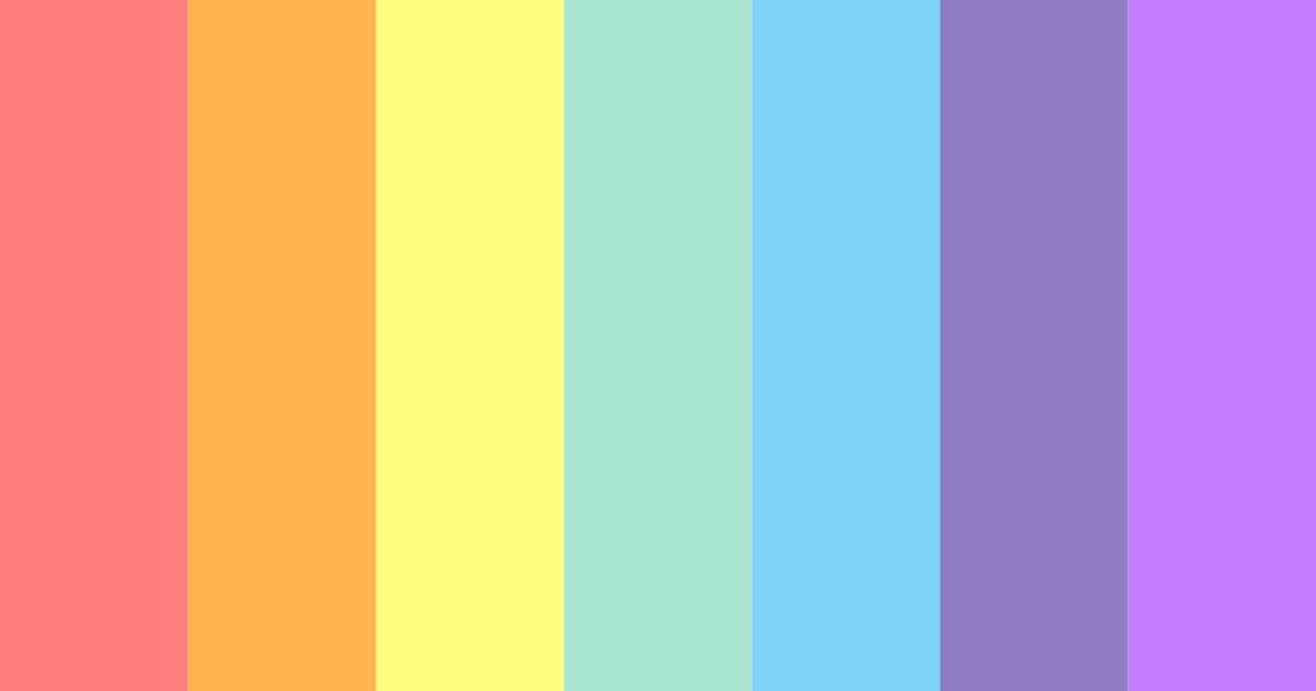 Download spectrum serenade color palette PNG image (landscape)