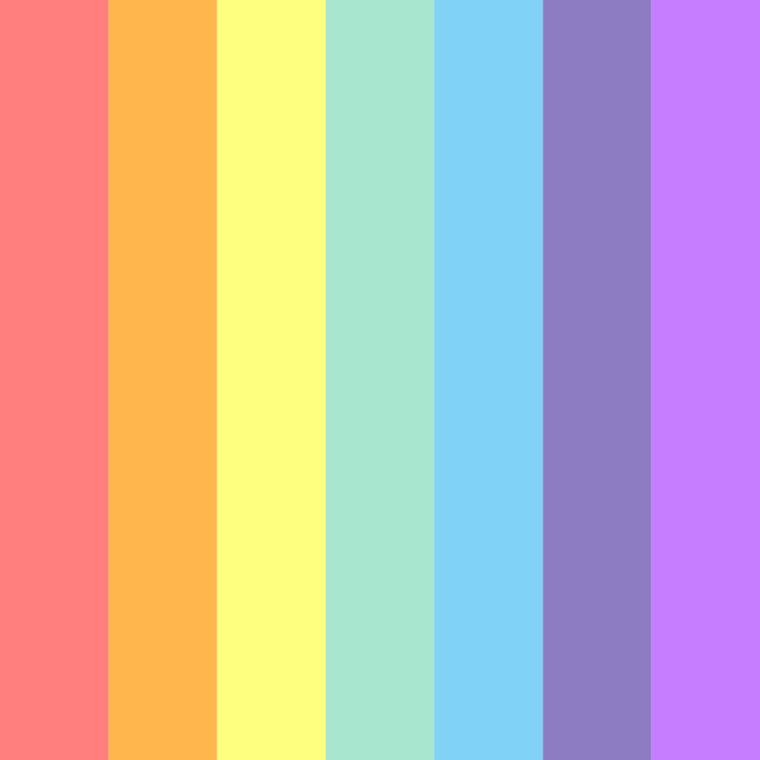 Download spectrum serenade color palette PNG image (square)