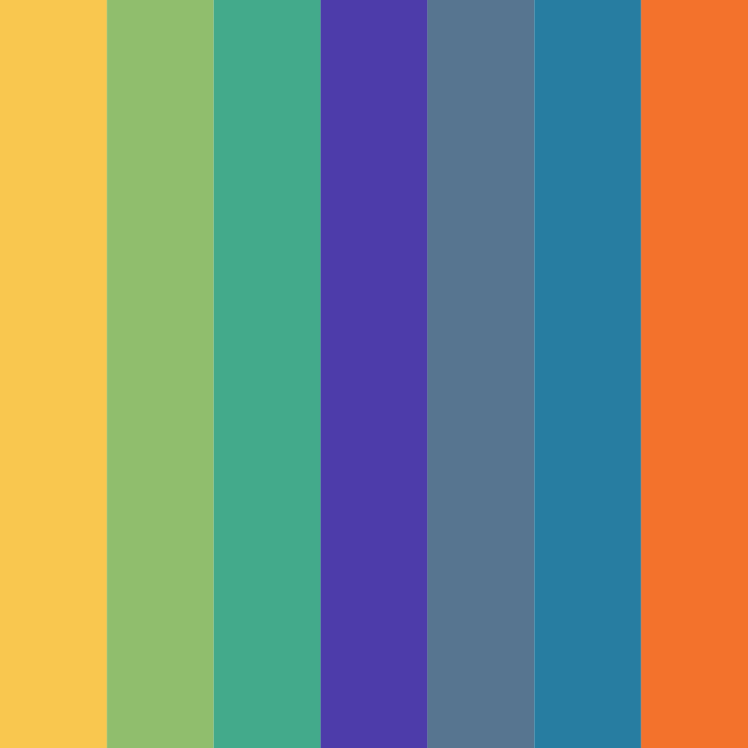 Download vibrant vortex color palette PNG image (square)