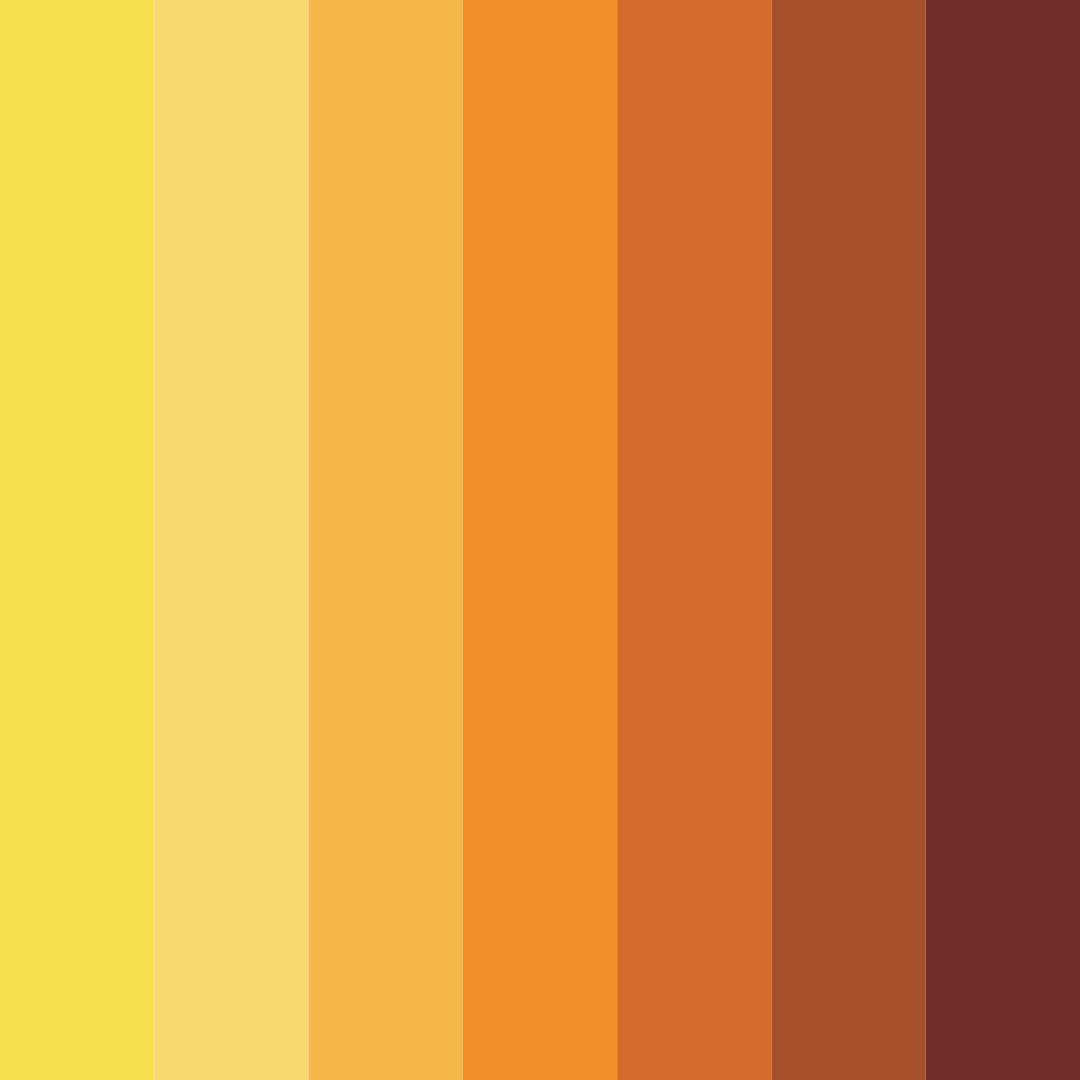 Download moo-velous sunset color palette PNG image (square)