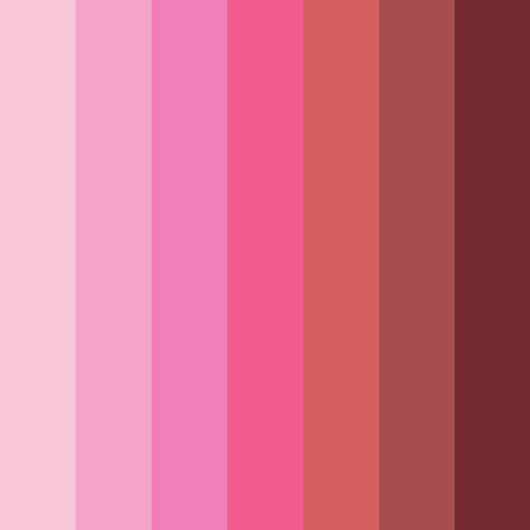 Download pink spectrum color palette PNG image (square)