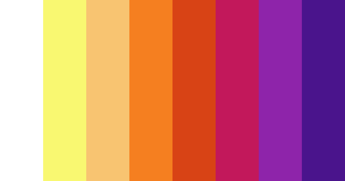 Download vibrant clash color palette PNG image (landscape)