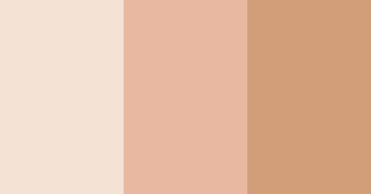 Download peachy tints color palette PNG image (landscape)