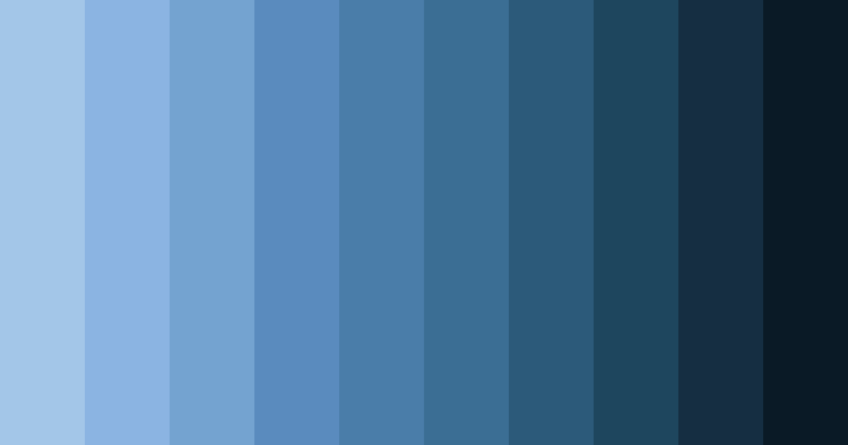 Download serenity in blue color palette PNG image (landscape)