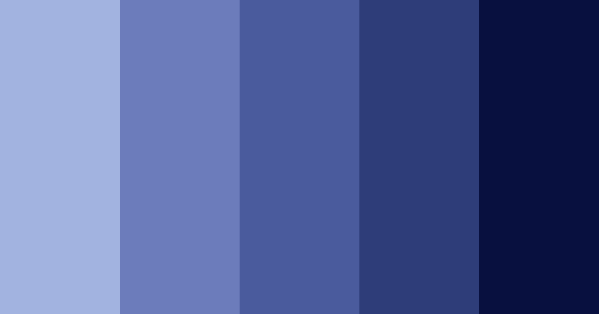 Download deep blue color palette PNG image (landscape)