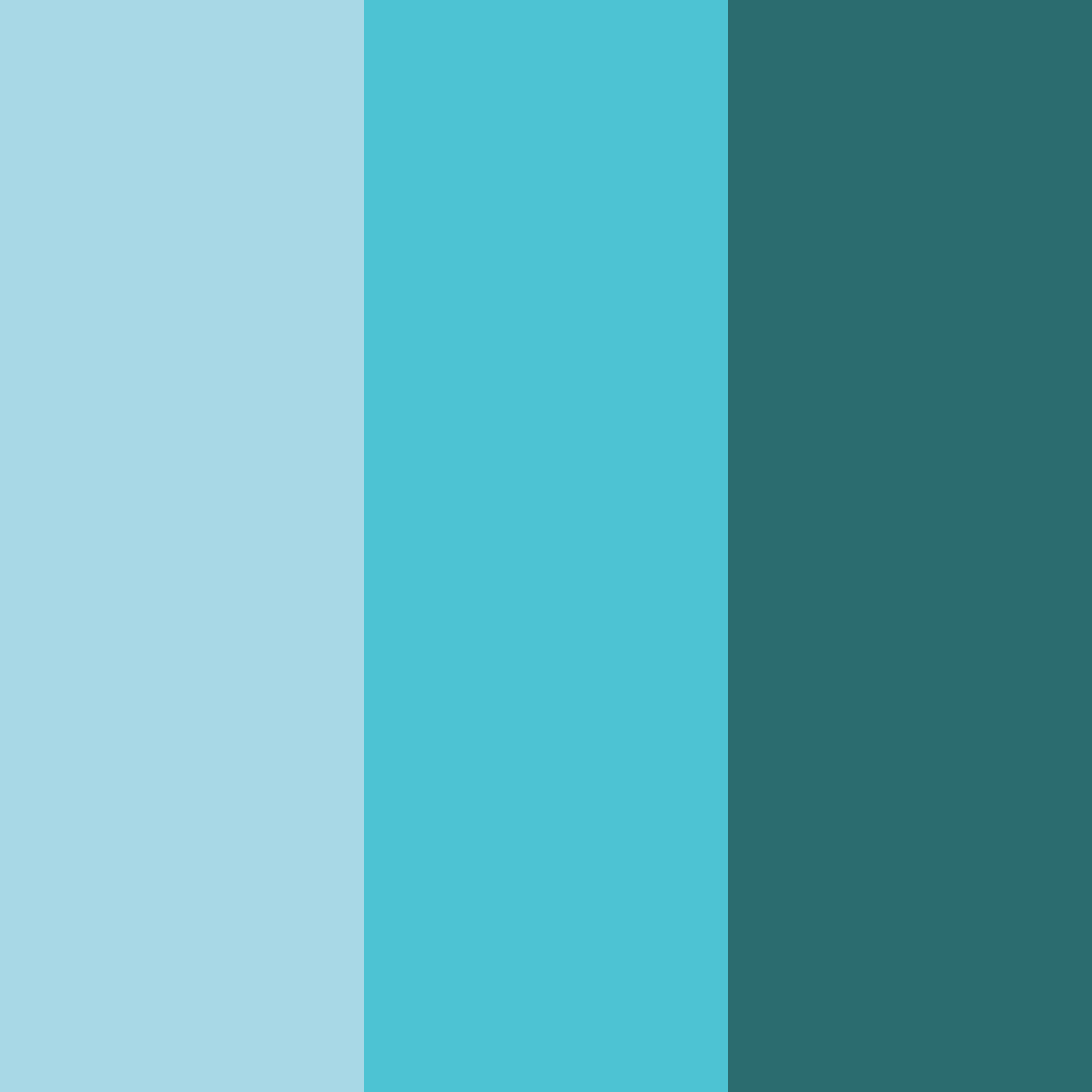 Download teal biochemistry color palette PNG image (square)