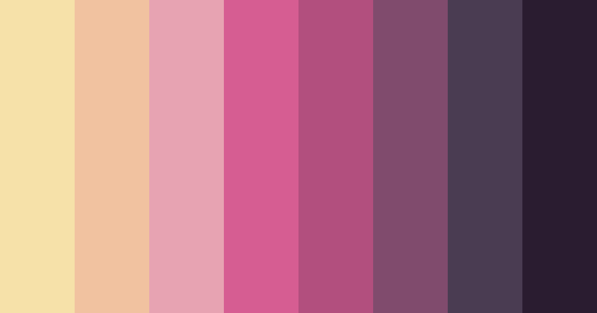 Download cubist reverie color palette PNG image (landscape)