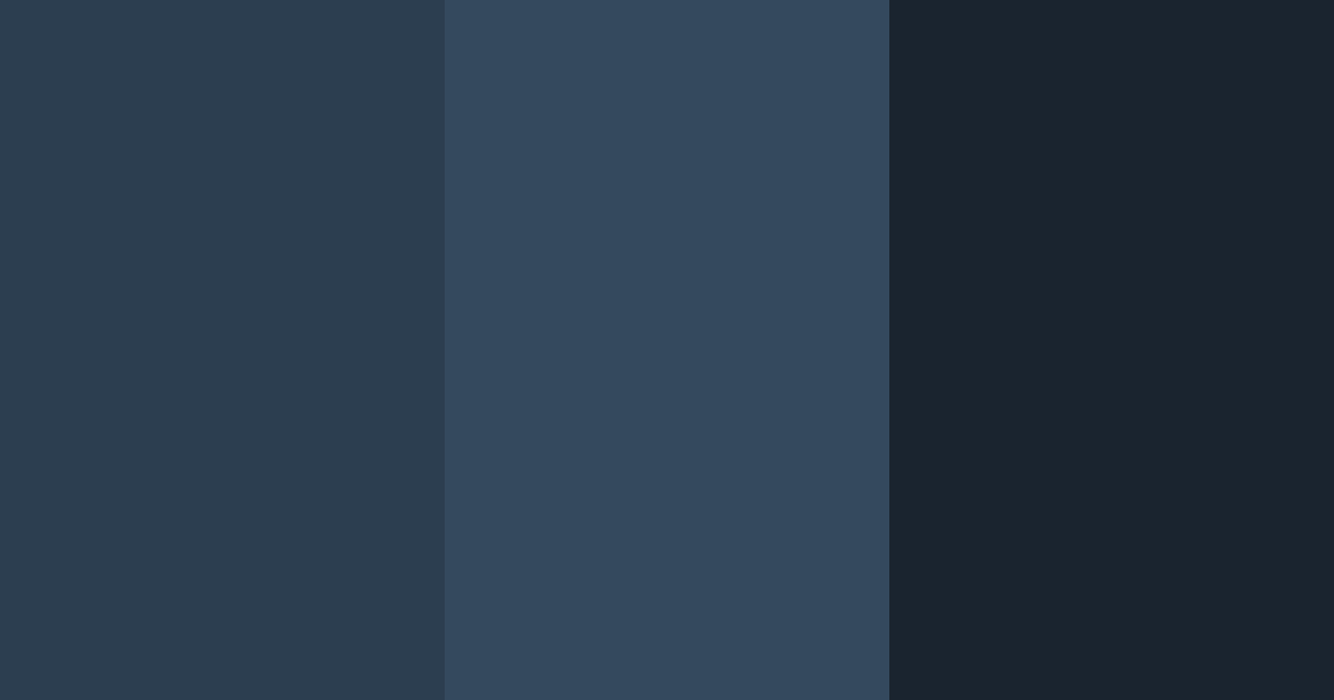 Download midnight blue shades color palette PNG image (landscape)