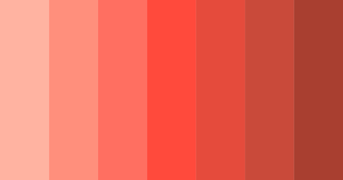 Download coral serenade color palette PNG image (landscape)