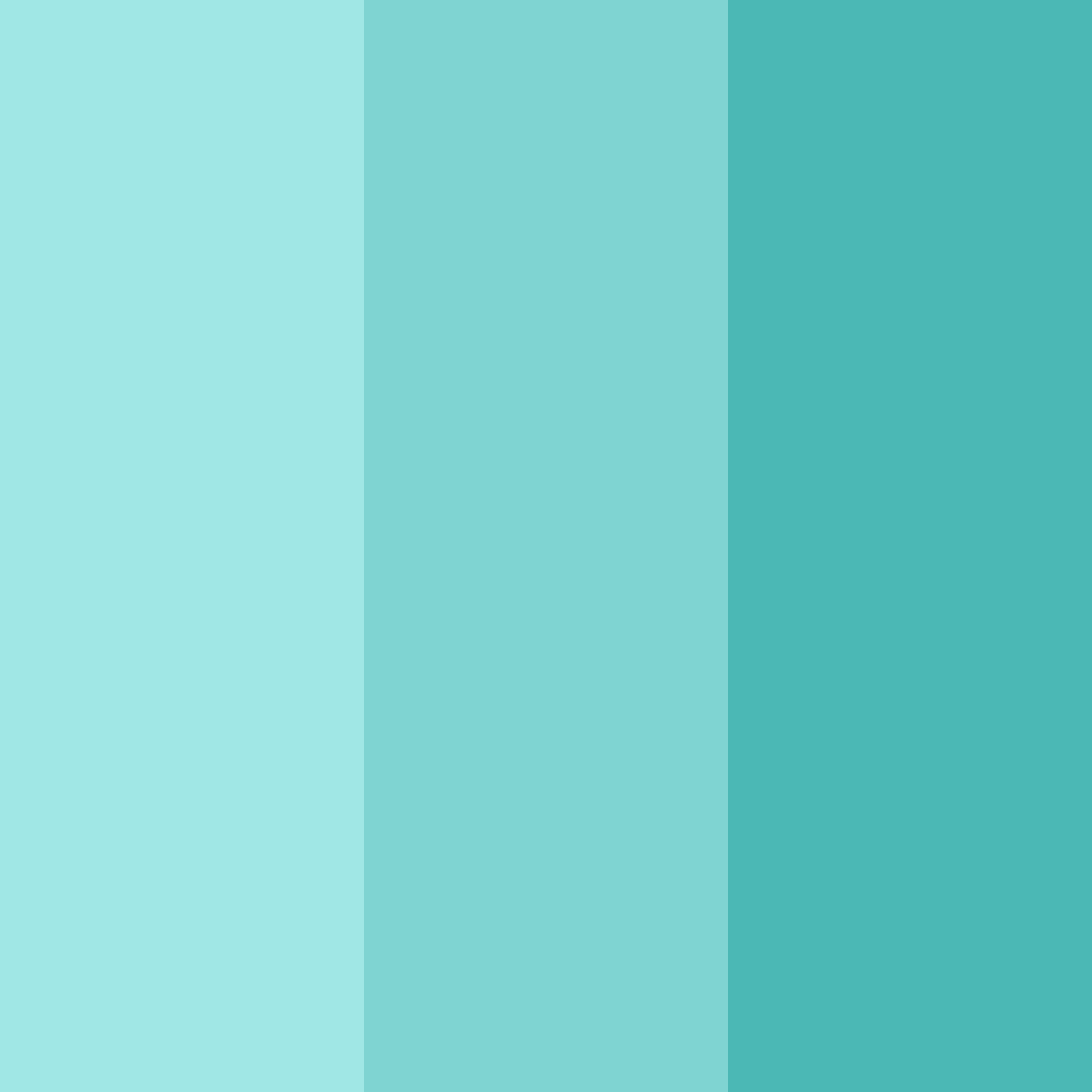 Download mint blue breeze color palette PNG image (square)