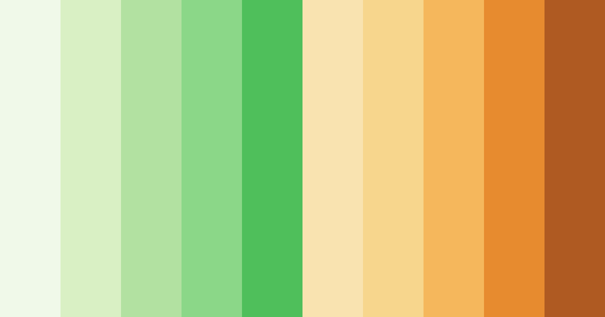 Download sunlit citrus grove color palette PNG image (landscape)