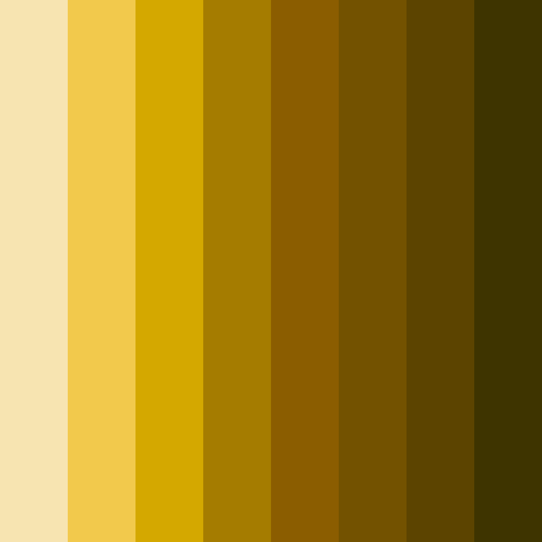 Download golden heritage color palette PNG image (square)