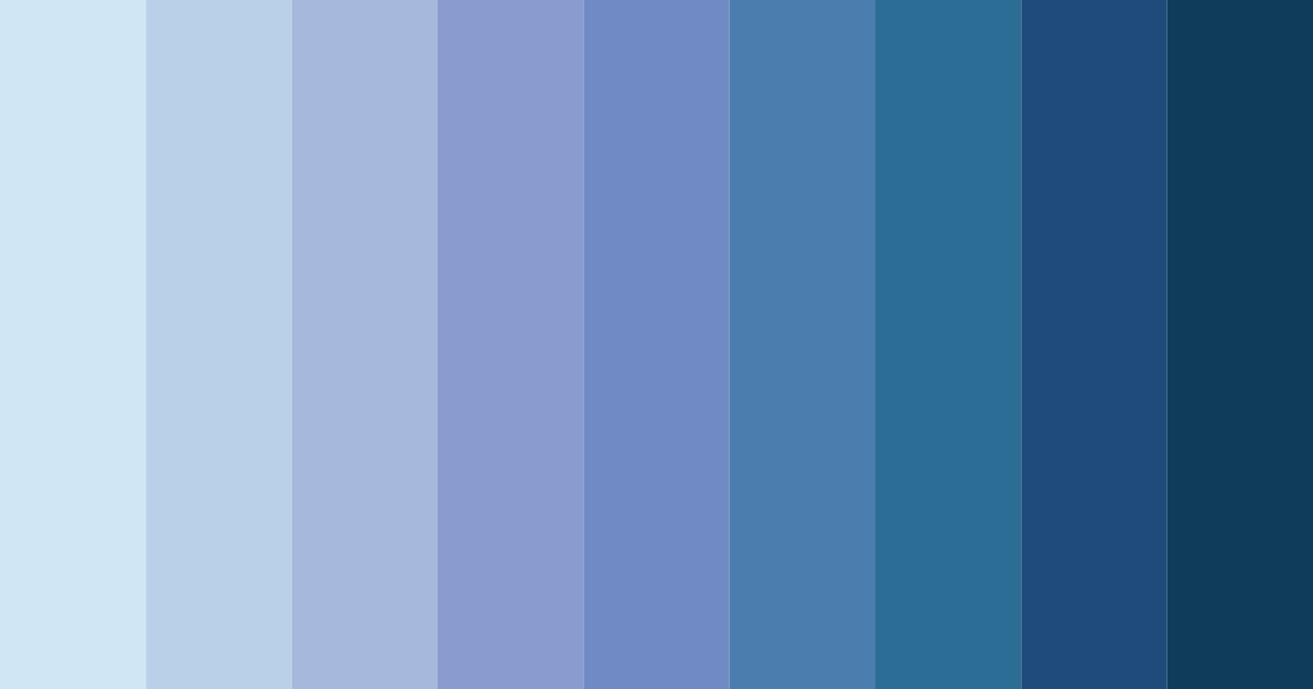 Download serenity in blue color palette PNG image (landscape)