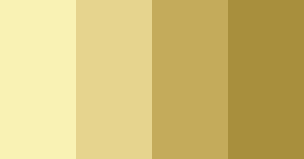 Download muted yellow color palette PNG image (landscape)