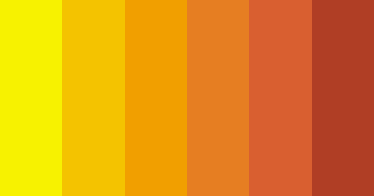 Download energized yellow color palette PNG image (landscape)