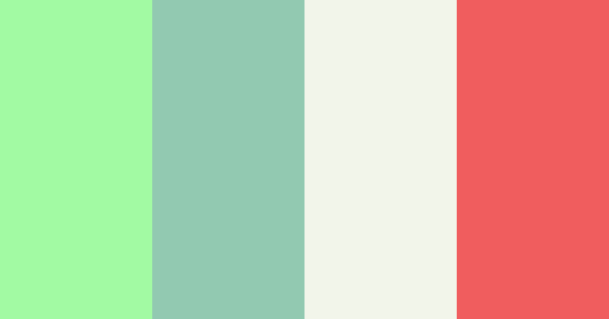 Download minty rose color palette PNG image (landscape)