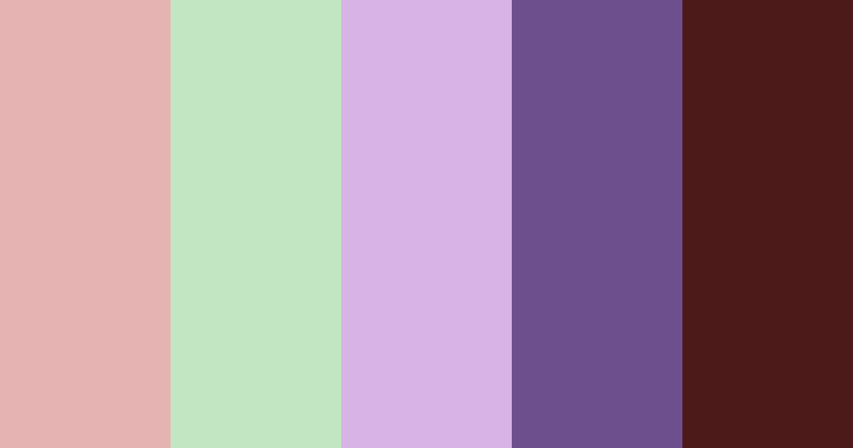 Download whimsical garden delight color palette PNG image (landscape)