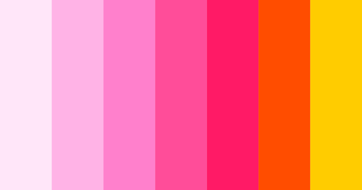 Download sunset sorbet color palette PNG image (landscape)