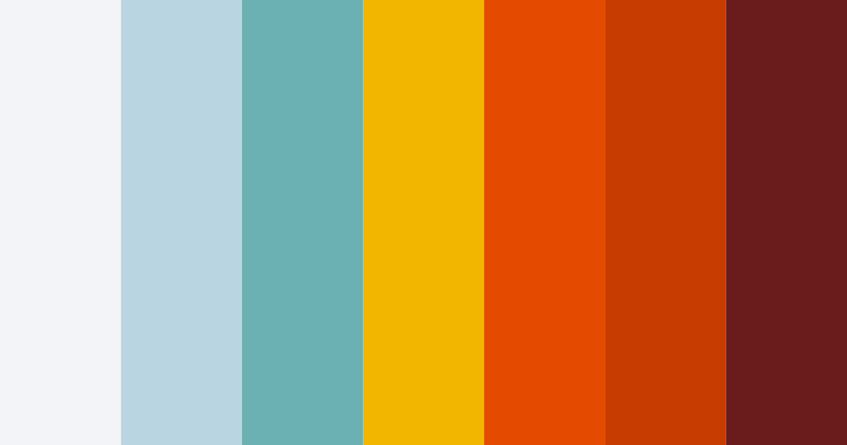 Download teal sunset color palette PNG image (landscape)