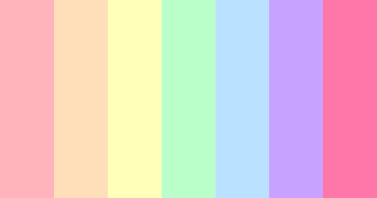 Download pastel prism color palette PNG image (landscape)
