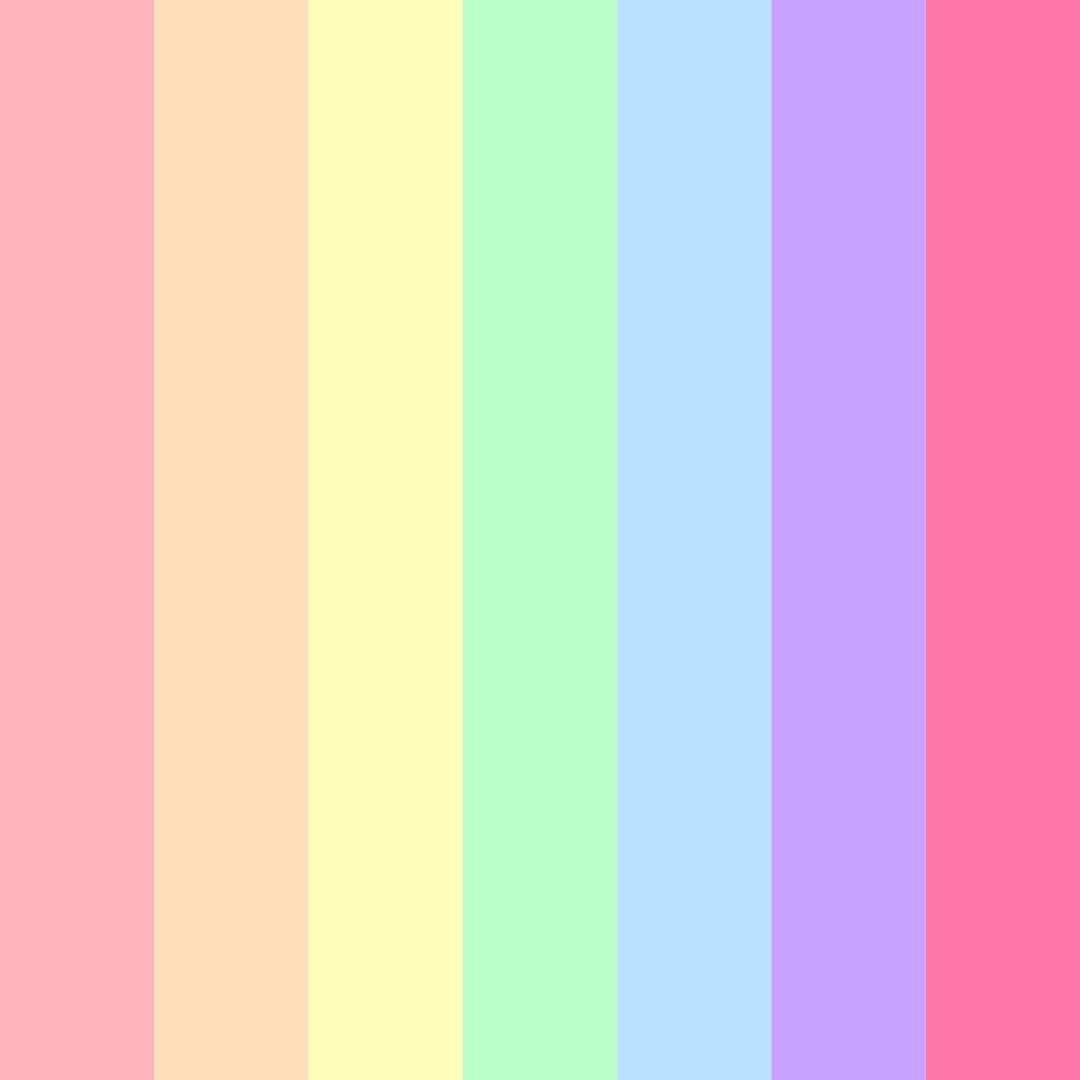 Download pastel prism color palette PNG image (square)