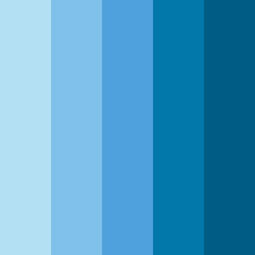 Download oceanic serenity color palette PNG image (square)