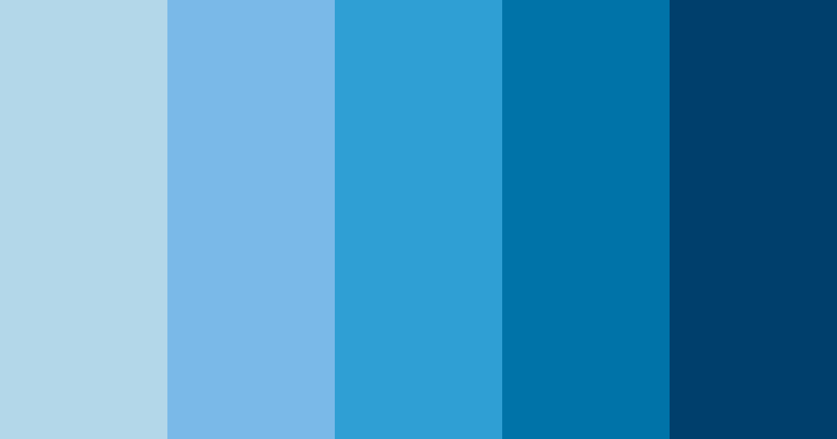 Download azure serenade color palette PNG image (landscape)