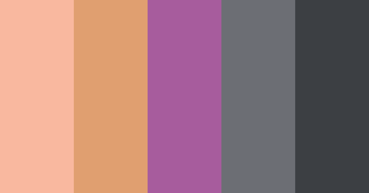 Download orange and purple dreams color palette PNG image (landscape)