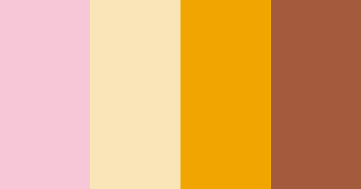 Download cherry gold color palette PNG image (landscape)