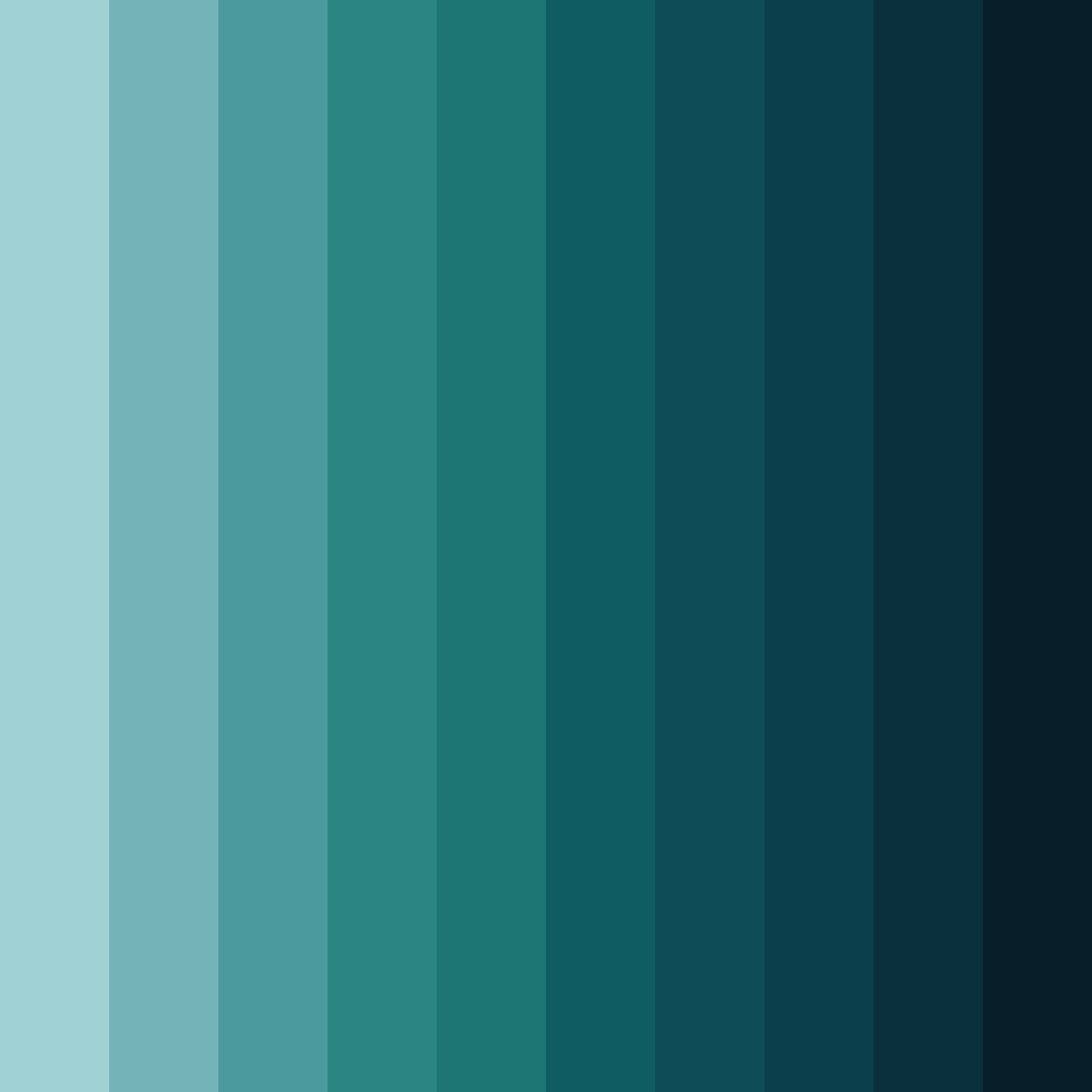 Download blue-green tranquility color palette PNG image (square)