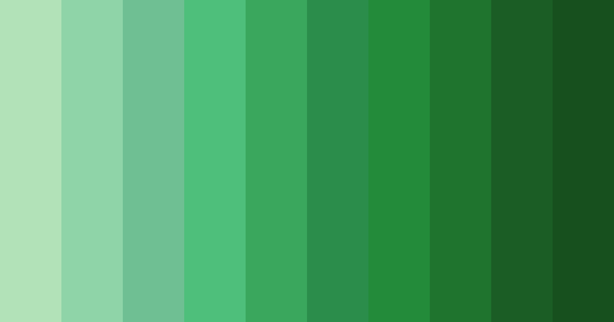 Download emerald haven color palette PNG image (landscape)