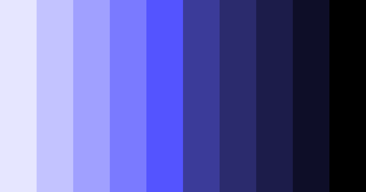 Download midnight lavender dreams color palette PNG image (landscape)