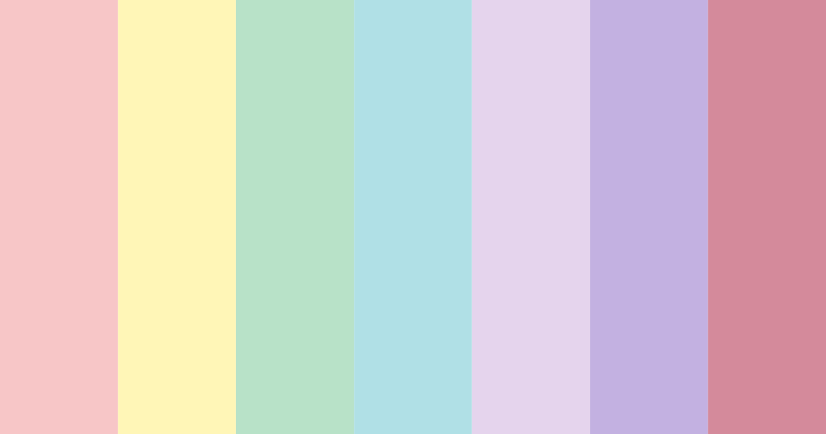 Download pastel pink color palette PNG image (landscape)
