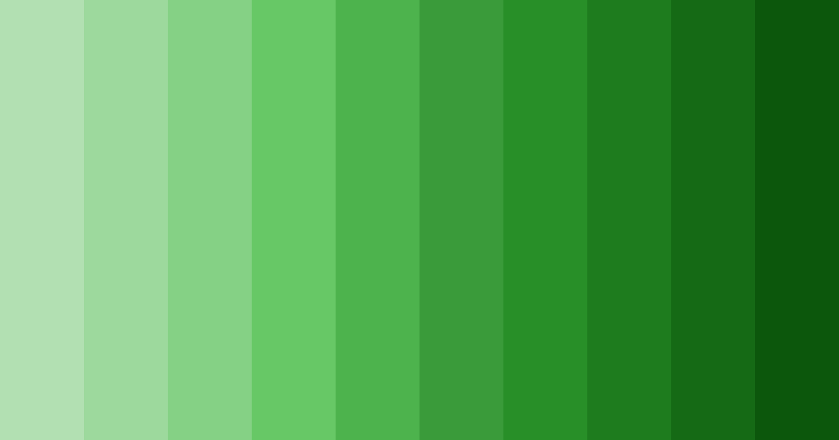 Download emerald symphony color palette PNG image (landscape)